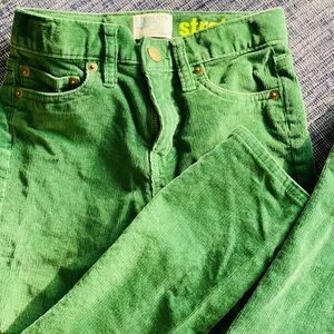 Crewcuts boys green corduroy pants